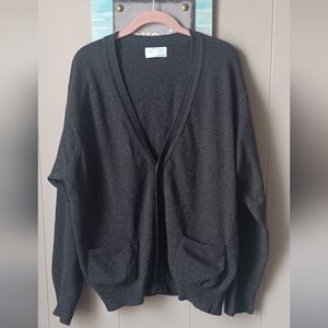 Vintage 70s United Colors Of Benetton Wool Charcoal Sweater Made In Italy Siz 54